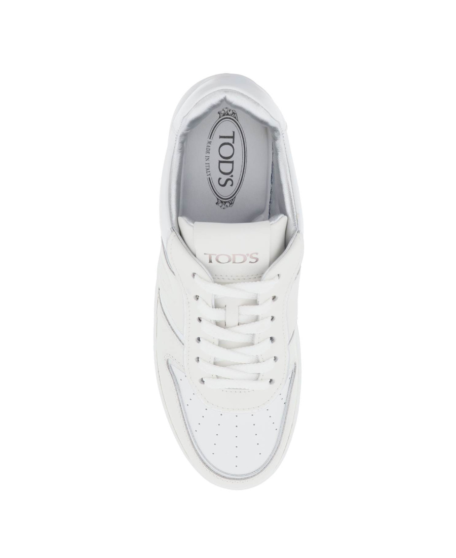 Tod's Women's Leather Platform Sneakers In White