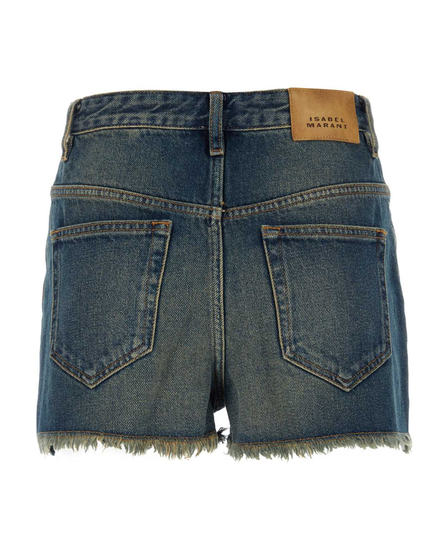 Isabel Marant Waist Belt Loops Shorts In Black