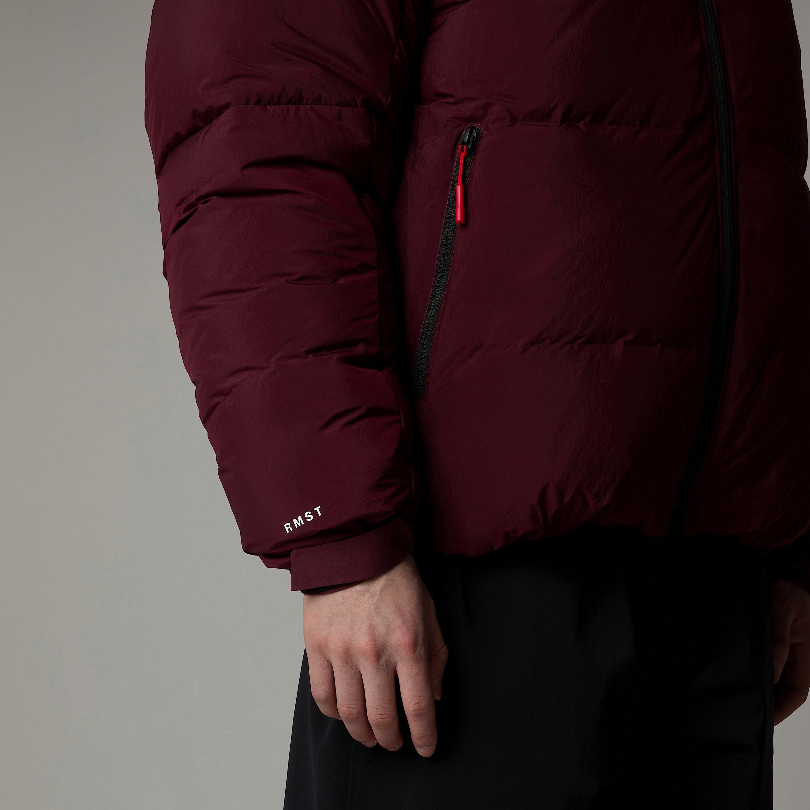 Shop The North Face Rmst Himalayan Baltoro Hodoed Down Jacket In Brown