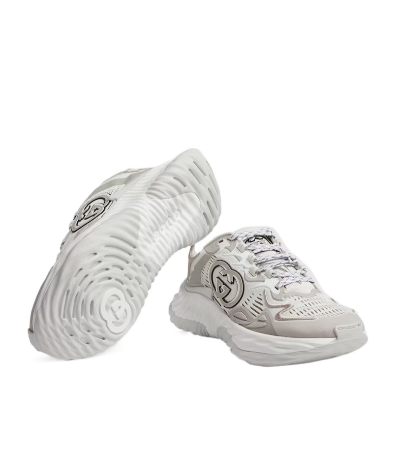 Gucci Ripple Sneakers In White