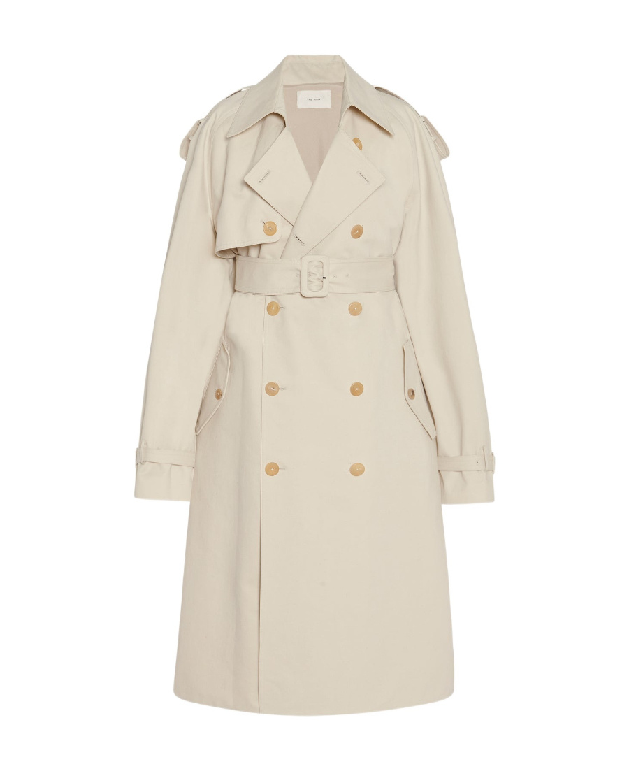 The Row Trench Coat In Brown