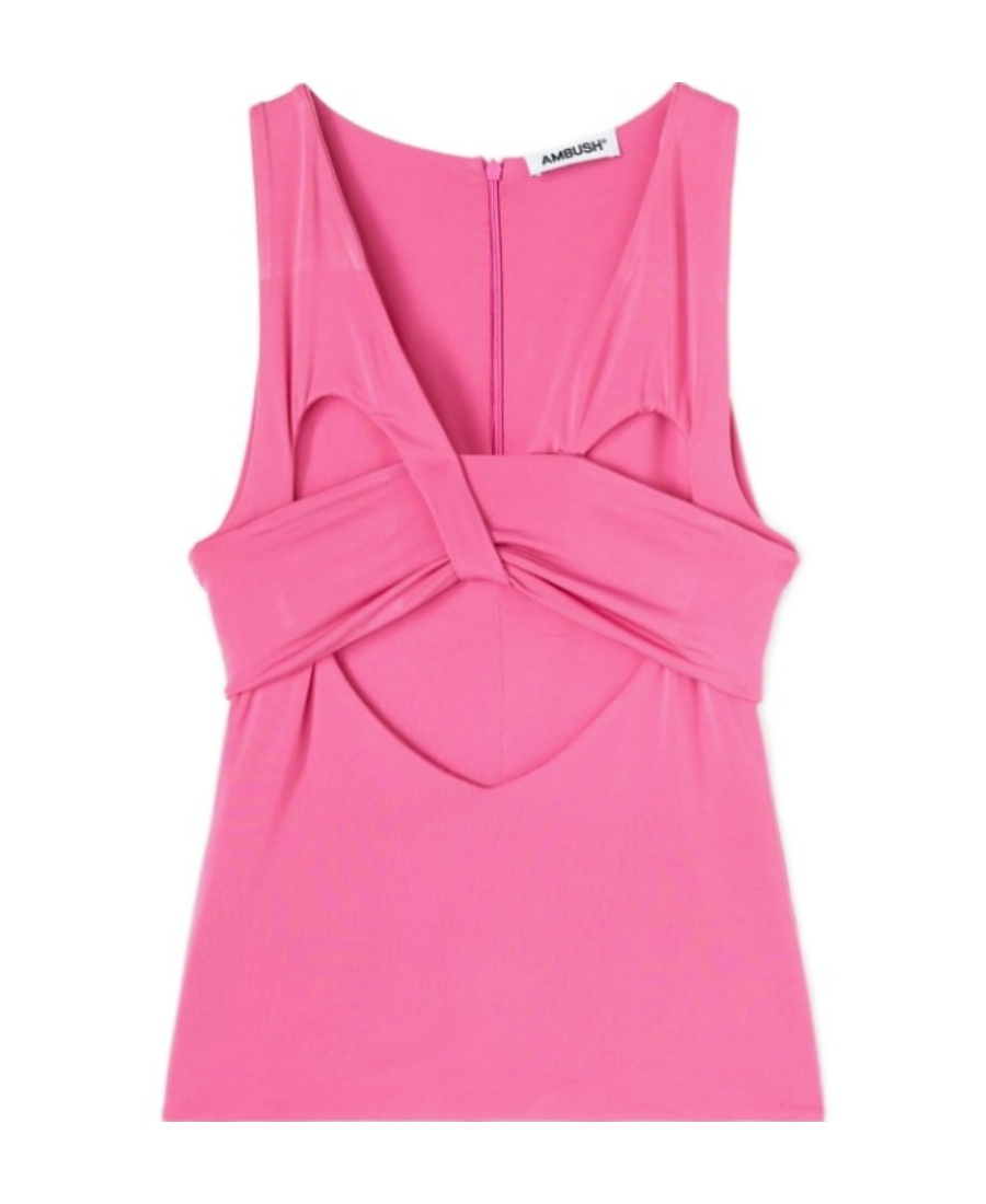 Ambush Top With A Sweetheart Neckline In Pink
