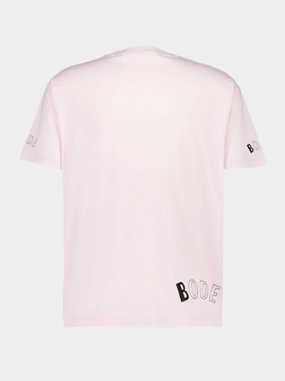 Bode Cobra Graphic Pocket T-shirt In Pink