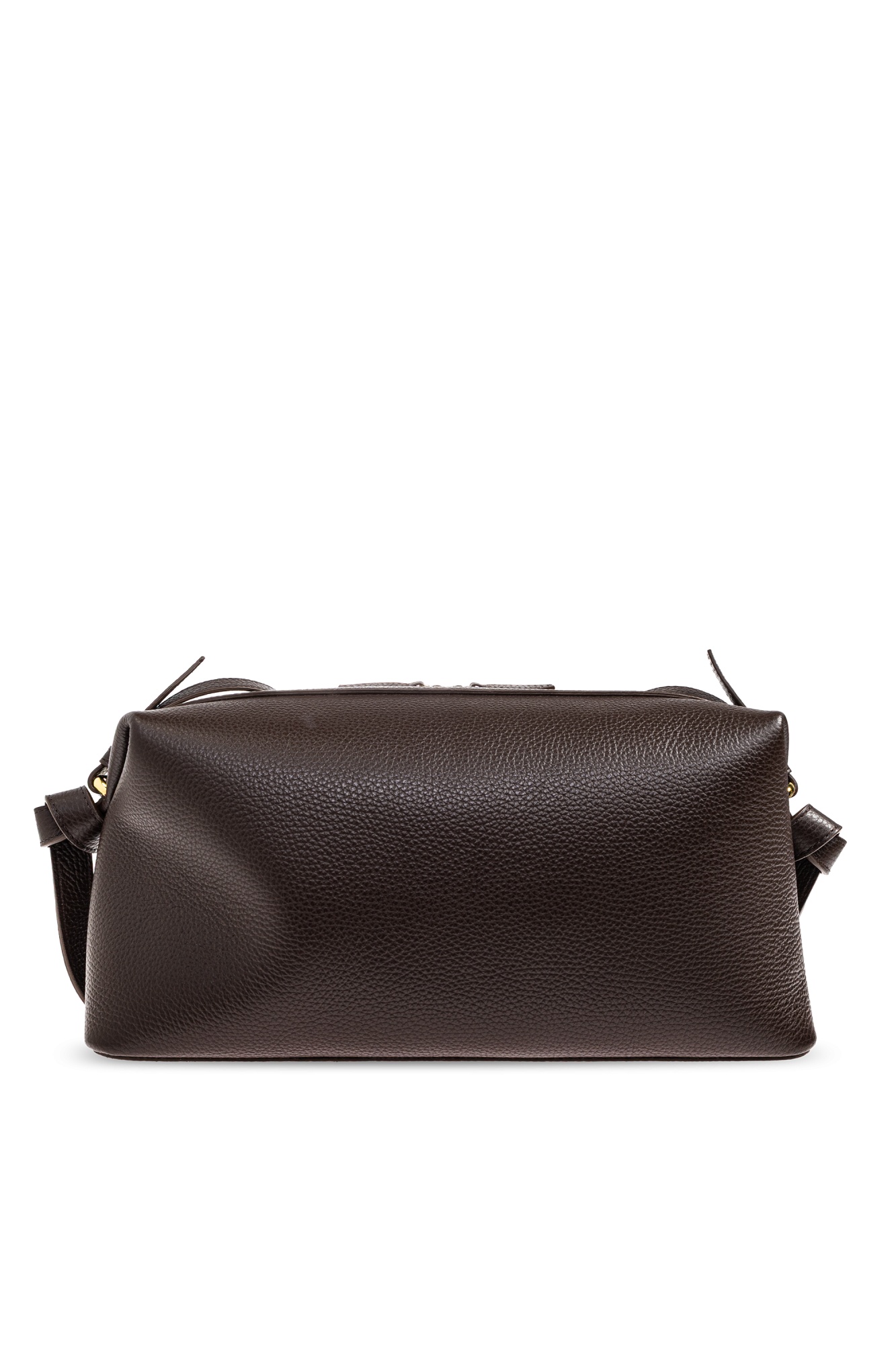 Yuzefi Brioche Pouch Shoulder Bag In Brown