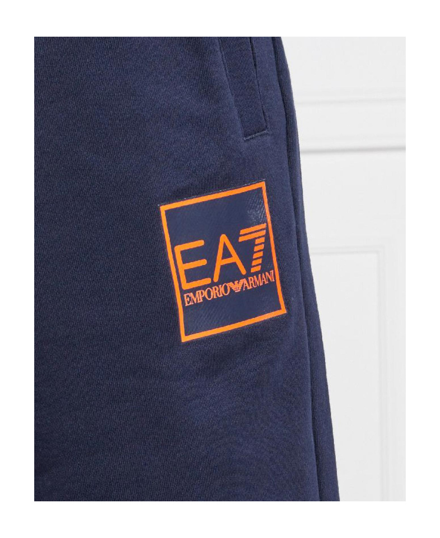 Ea7 Logo Shorts In Black