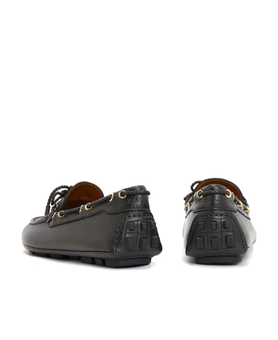 Bally Kyan Leather Loafers In Black
