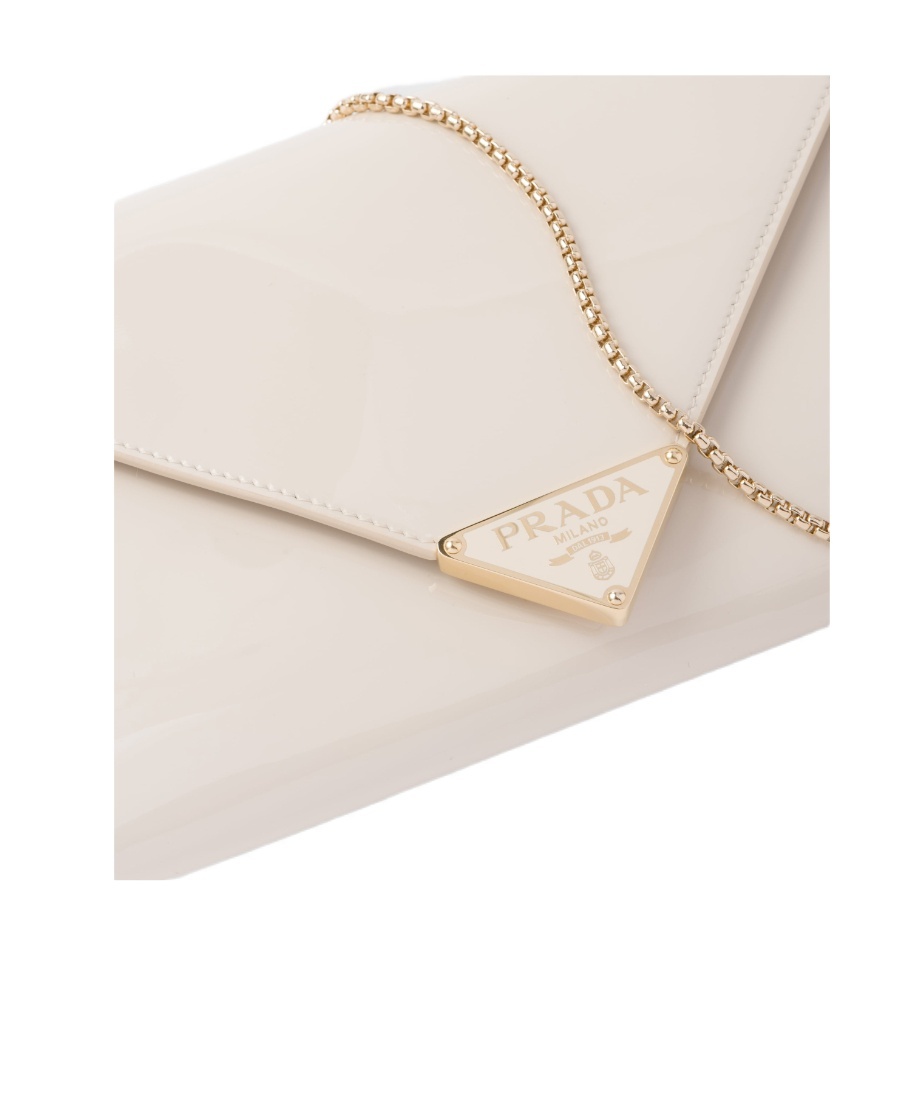 Prada Adjustable Shoulder Strap Single Shoulder Bag In Ivory