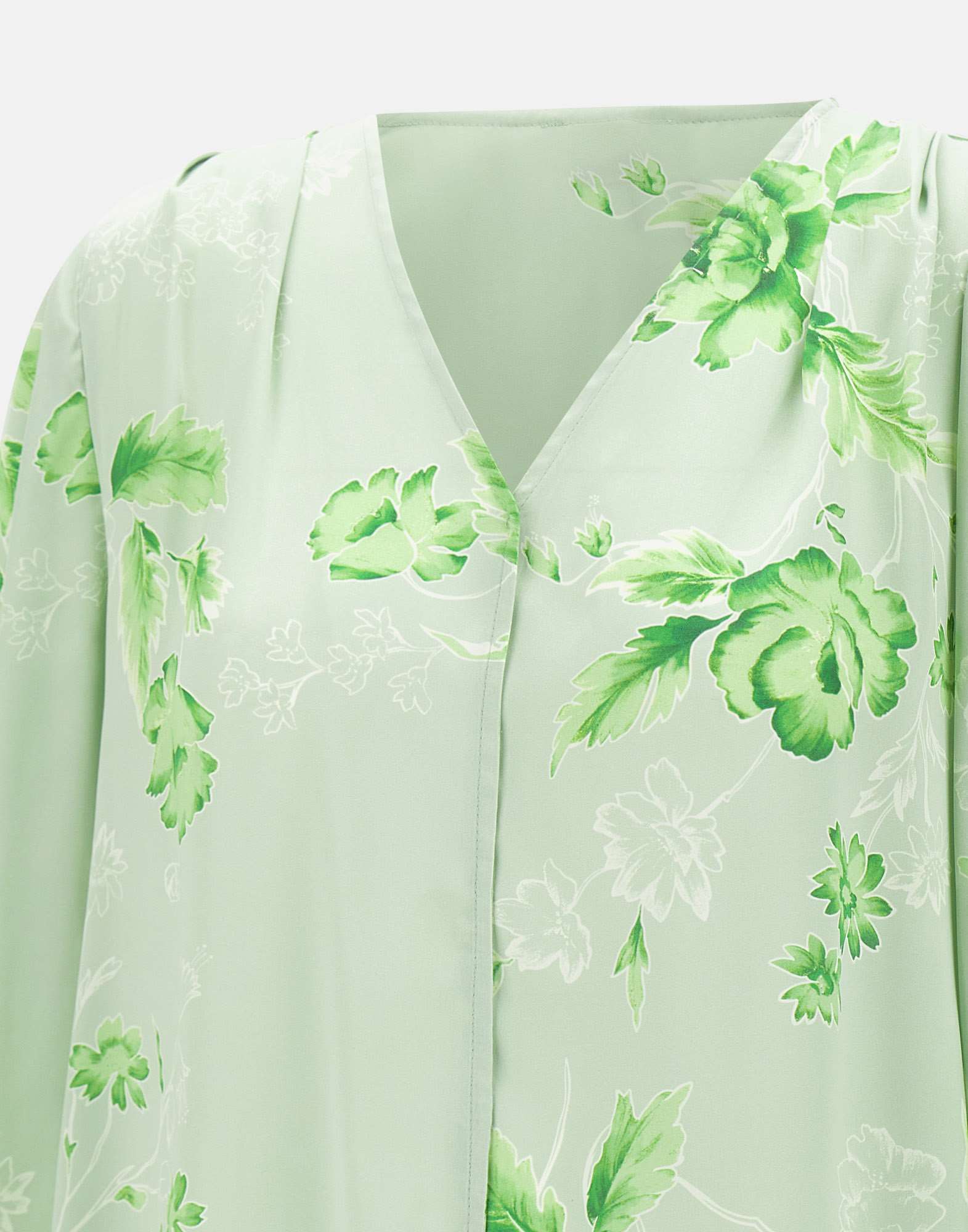 Shop Marella Long-sleeved Shirt In Green