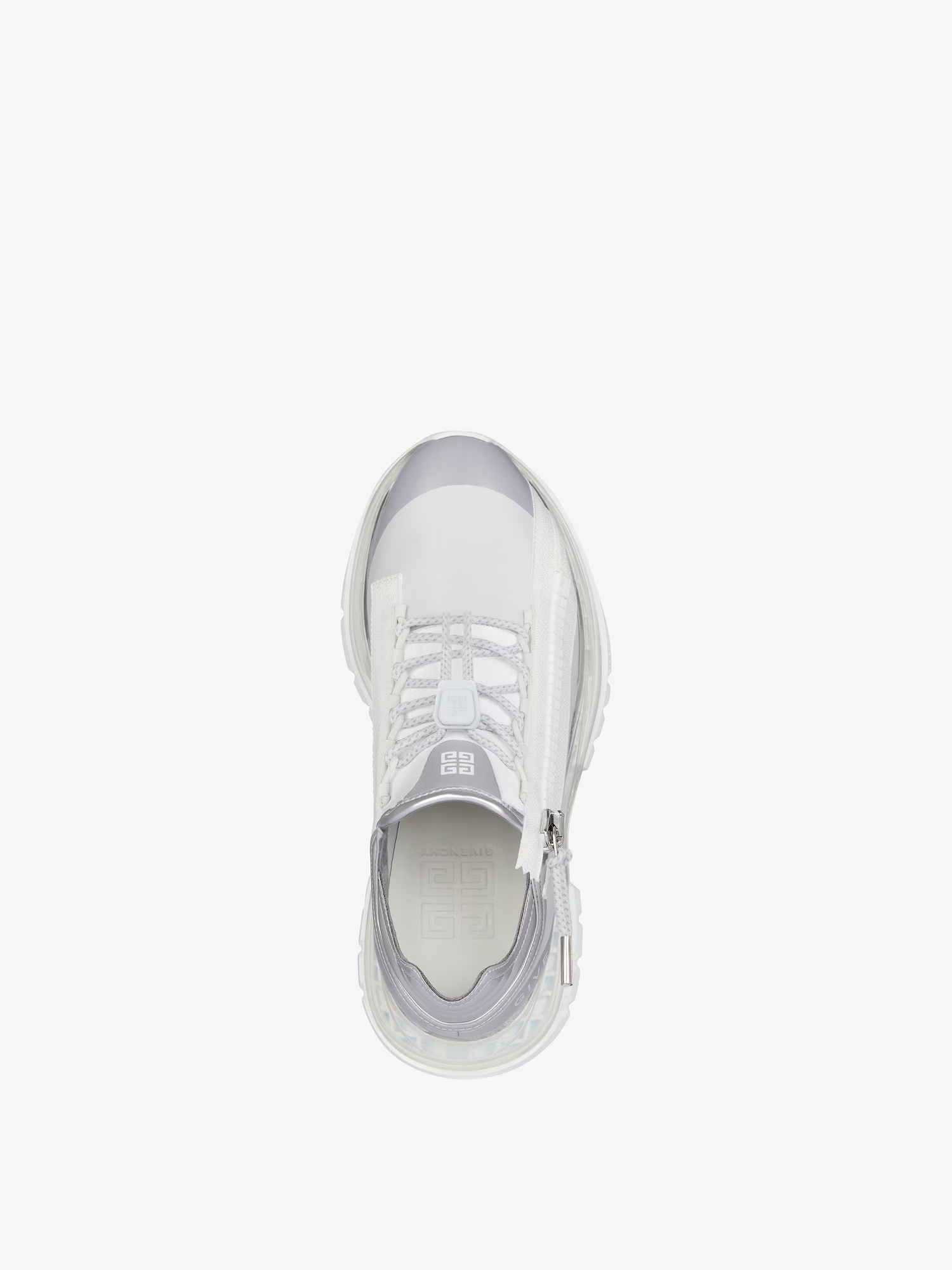 Shop Givenchy Spectre Runner Sneakers In Synthetic Leather And Fiber In White