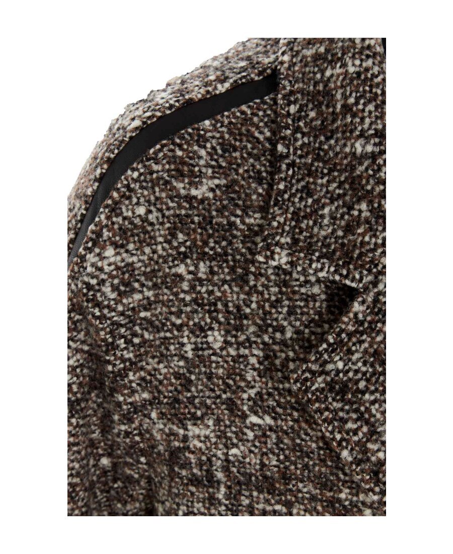 Shop Max Mara Teatino Double-breasted Wool Long Coat In Gray