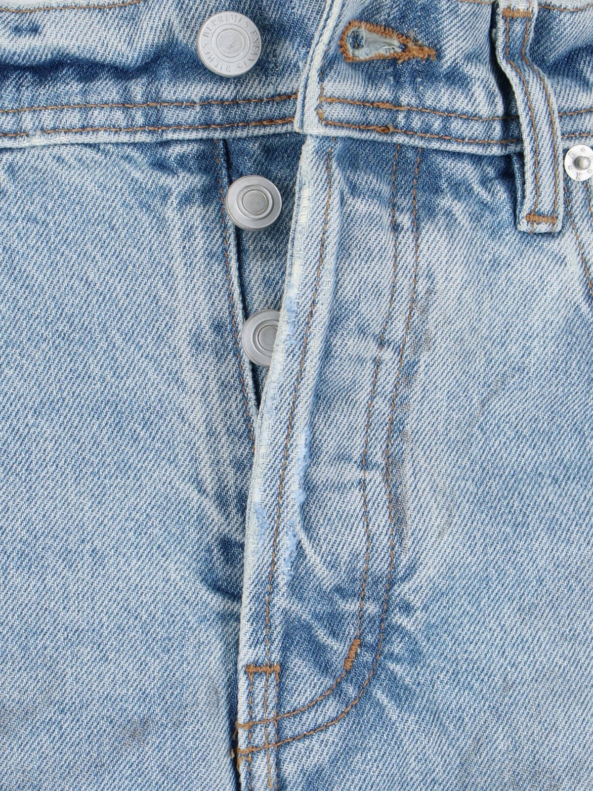 Enfants Riches Deprimes Denim Trousers With Belt Loops In Blue