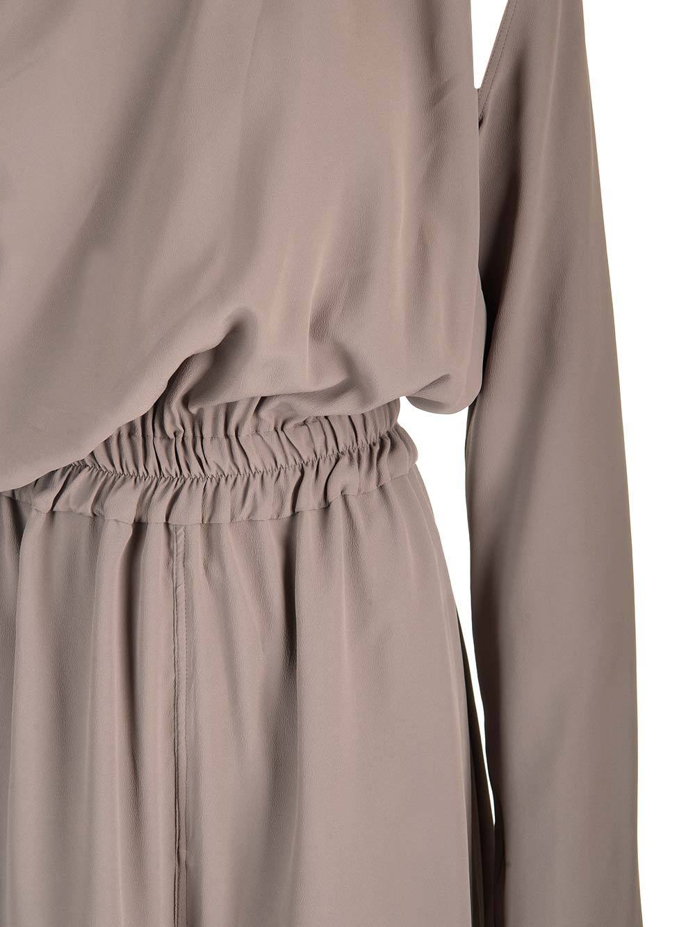 Rick Owens Athena One-shoulder Jumpsuit In Gray