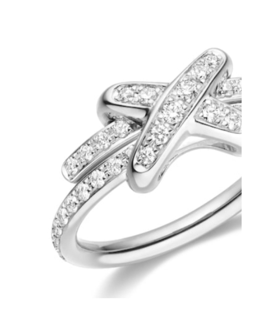 CHAUMET LOGO RING 