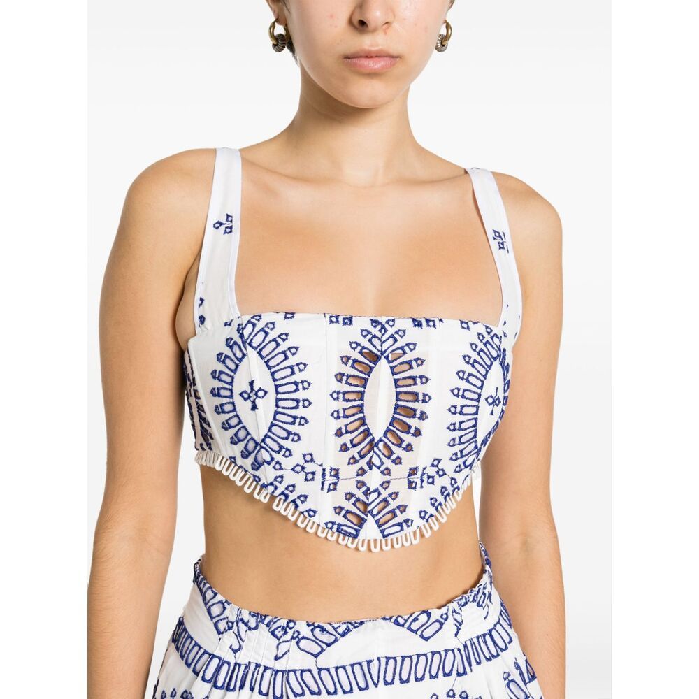 Charo Ruiz Hollowed Out Sling In White