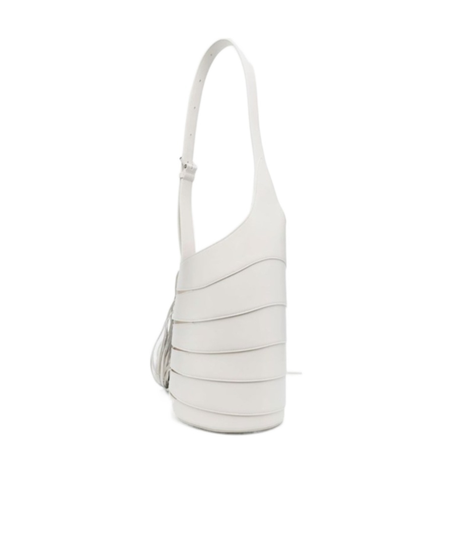 Alaïa Tassel Shoulder Bag In White