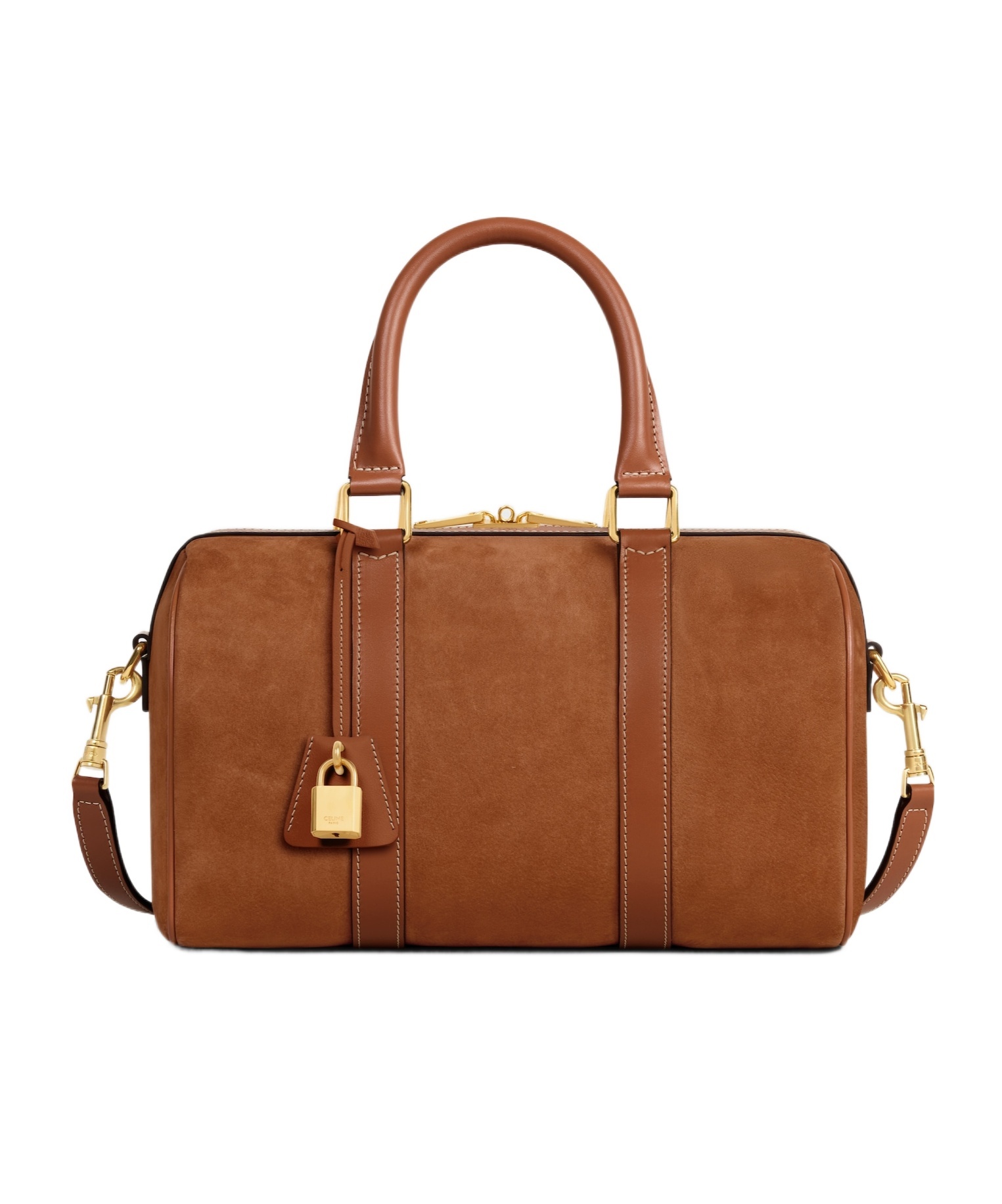 Celine Medium Boston Shoulder Bag In Brown
