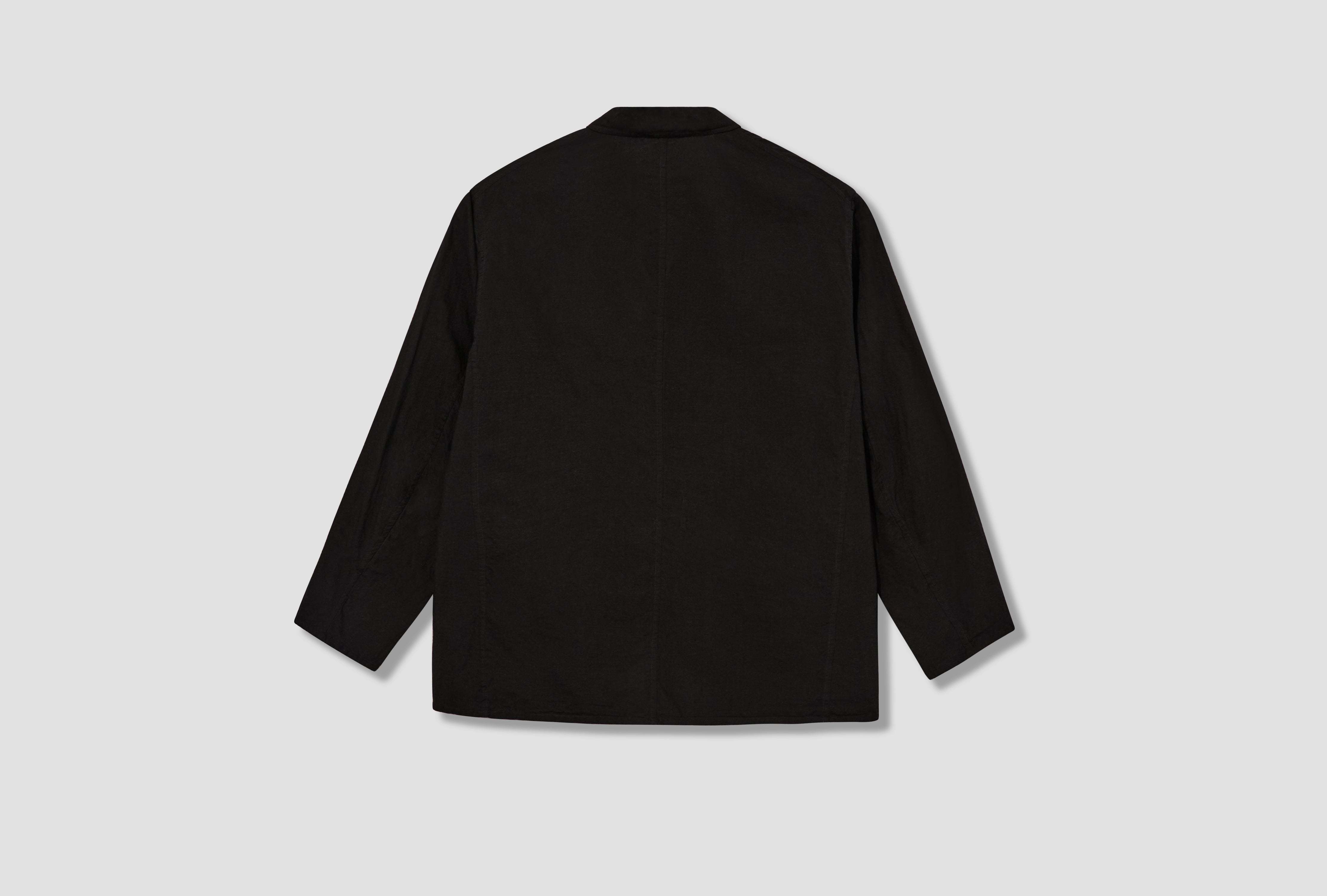 Comoli Long-sleeved Casual Jacket In Black