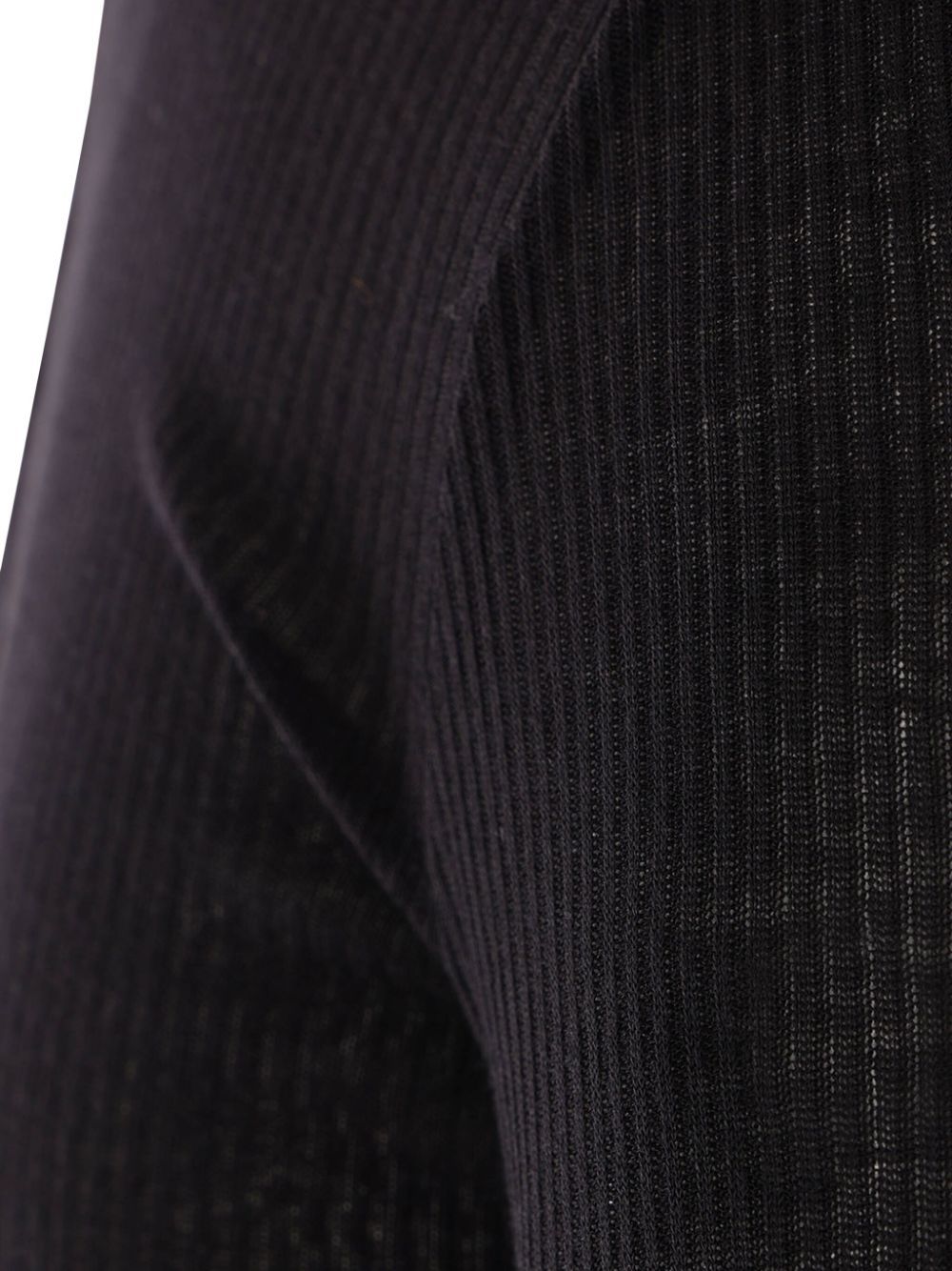 Rick Owens Long Sleeve T-shirt In Black