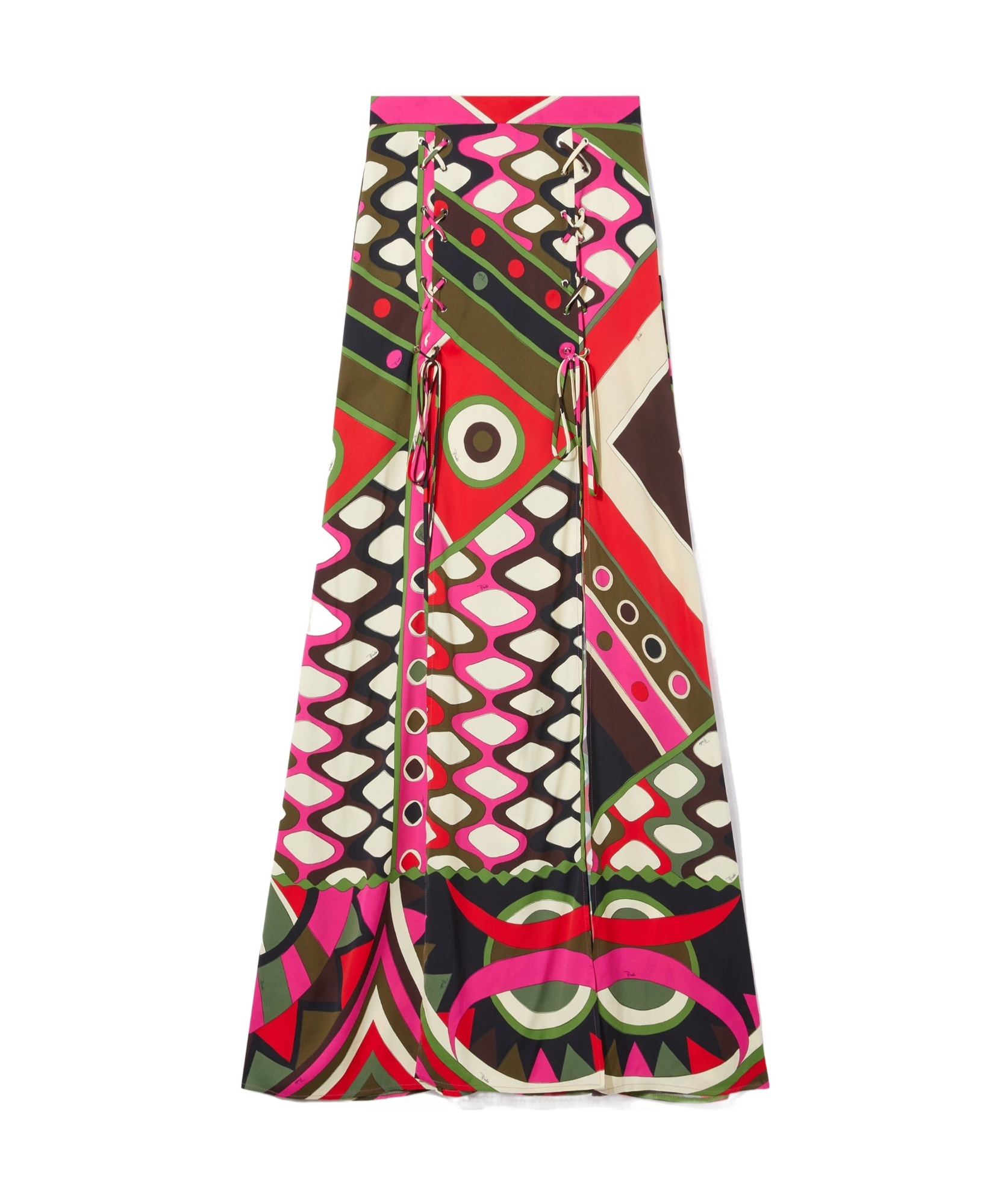 Emilio Pucci Vivara-print Maxi Skirt In Multicolor