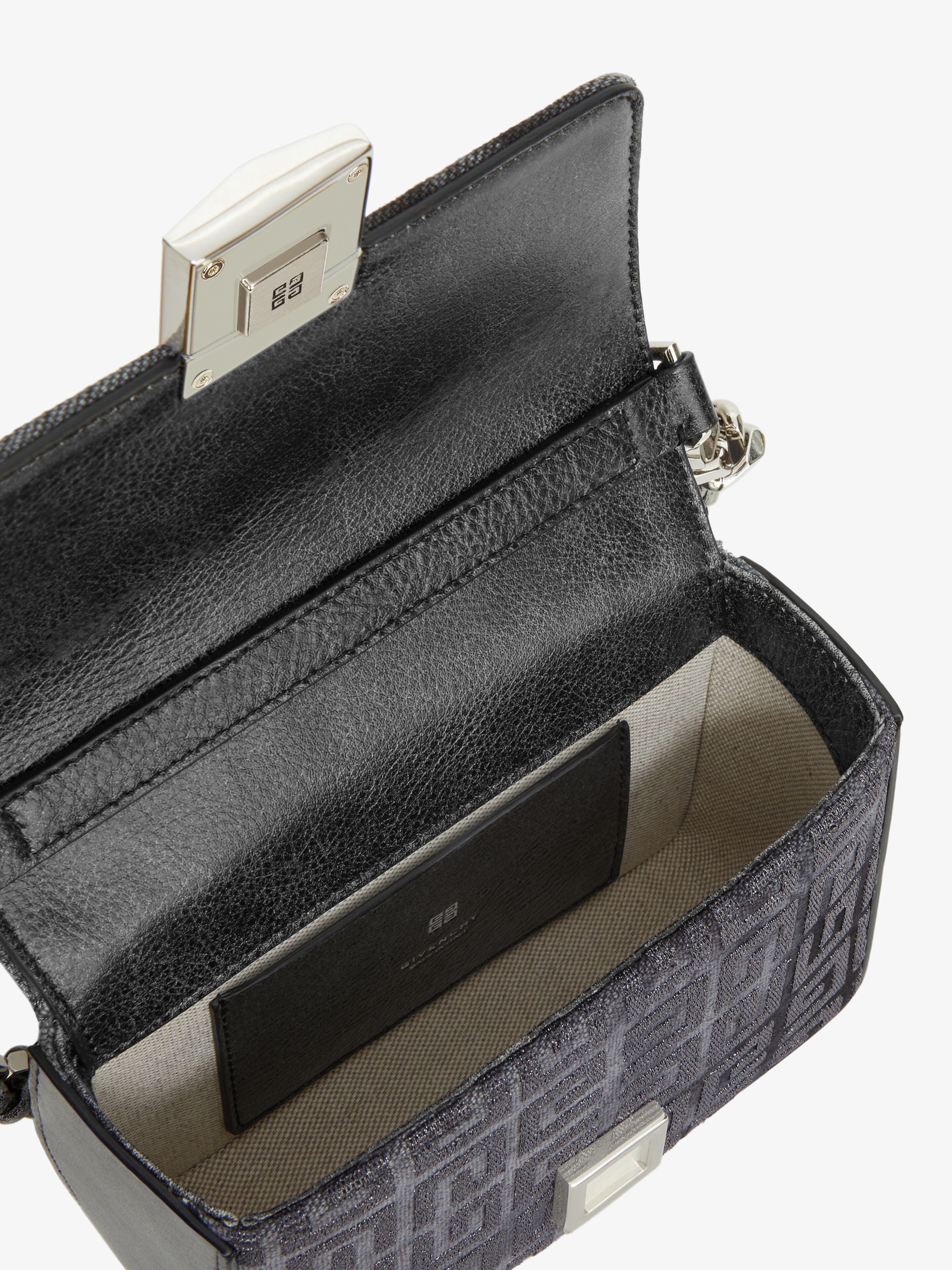 Givenchy 4g Small Shoulder Bag In Gray