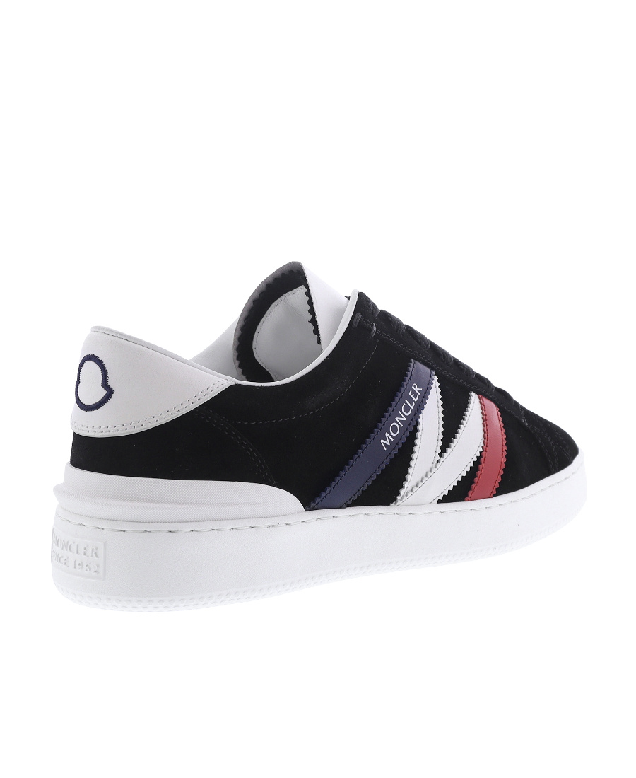 Shop Moncler Monaco M Low-top Sneakers In Black