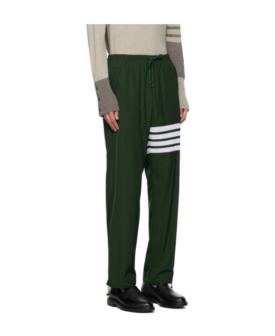 Thom Browne Logo-patch Track Pants In Black