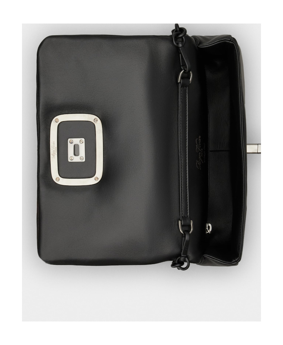 Roger Vivier Viv' Choc Me Bag In Leather In Black