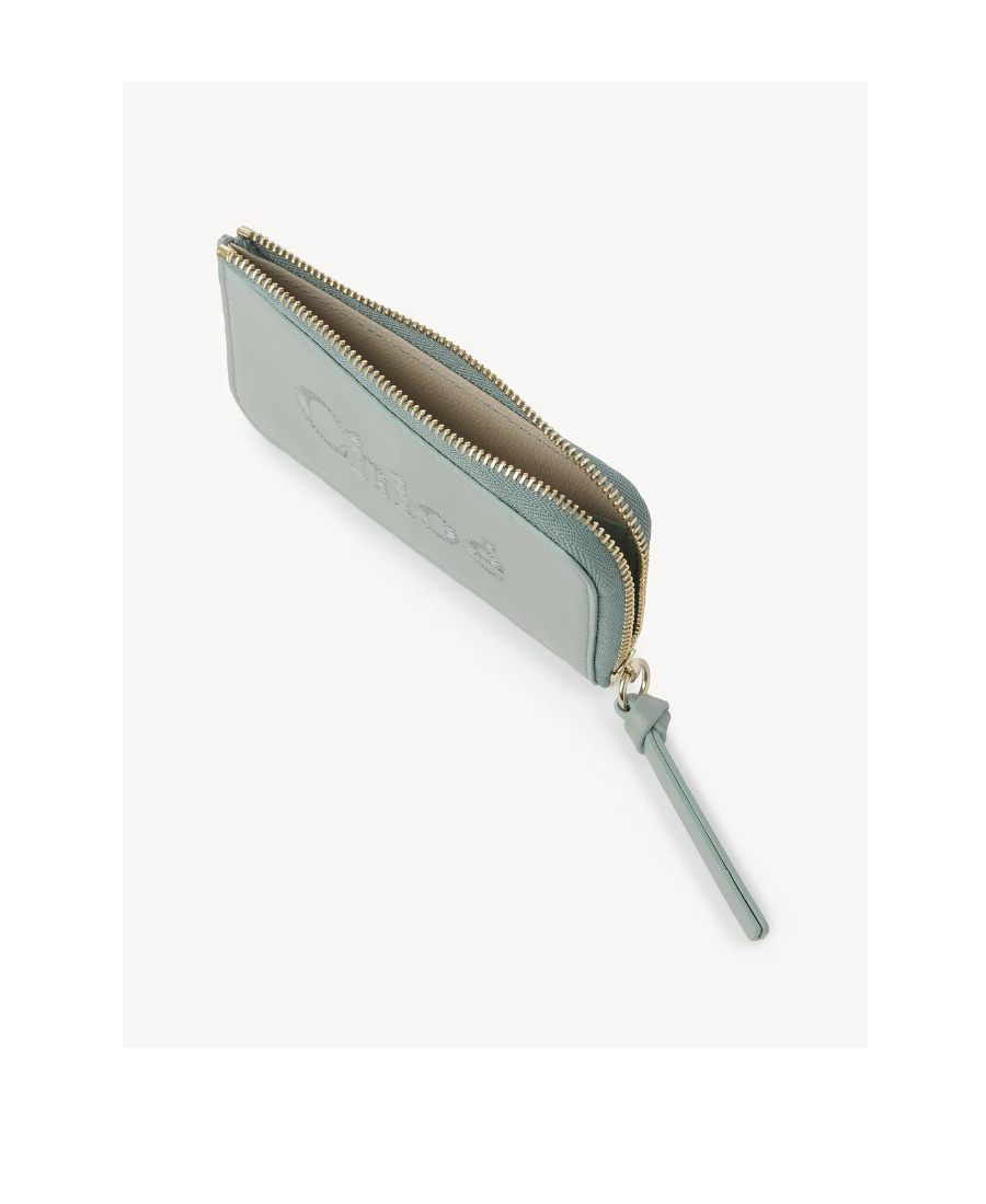 Chloé Chloe É Sense Small Wallet In Gray
