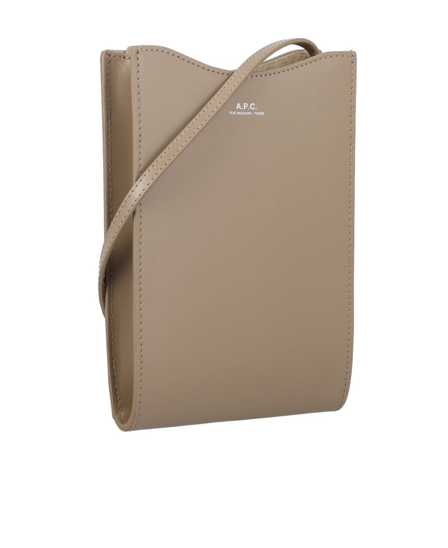 Apc Jamie Noisette Neck Pouch In Nude
