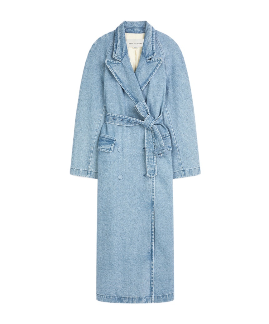 DRIES VAN NOTEN DRIES VAN NOTEN DENIM TRENCH COAT