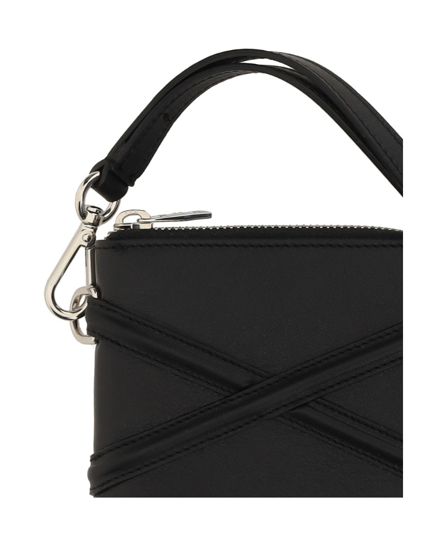 Alexander Mcqueen Zip-up Bifold Leather Wallet In Black