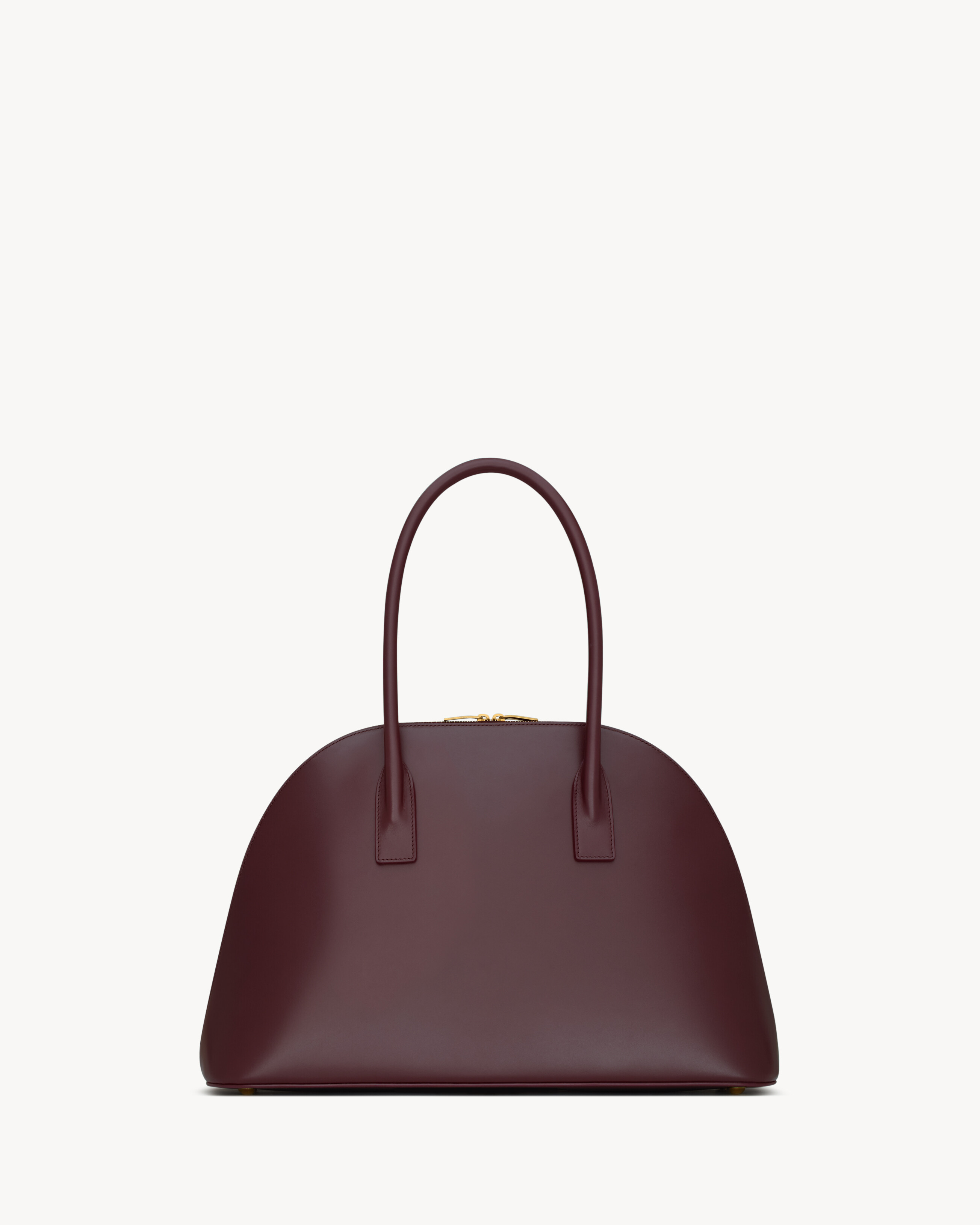 Saint Laurent Duffle Sac De Jour Souple En Cuir In Red