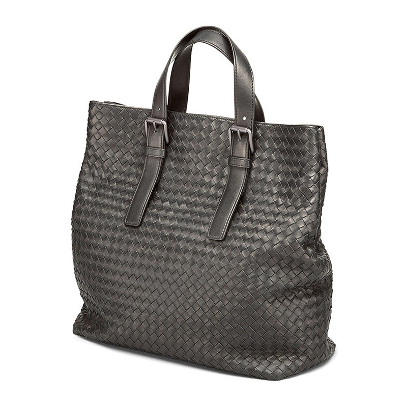 Bottega Veneta Logo Handbag In Black