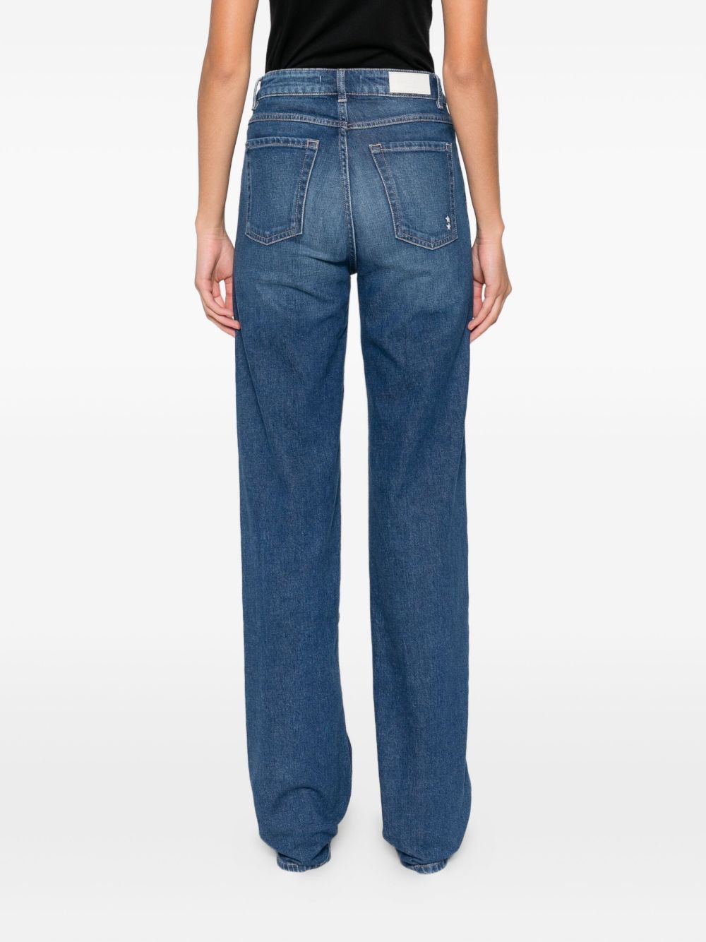 Icon Denim Straight Leg Jeans In Blue
