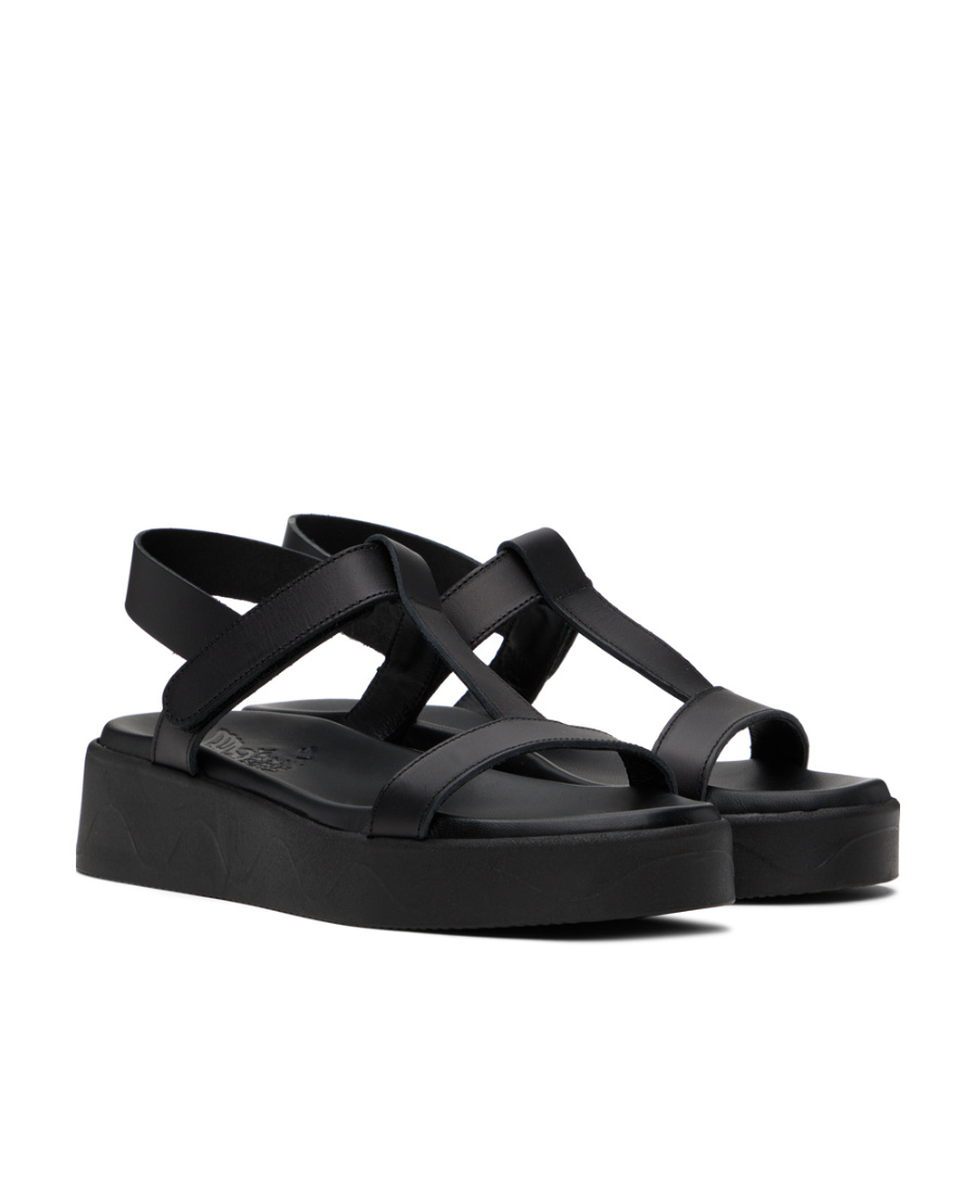 Ancient Greek Sandals Logo High-heeled Sandals In Black