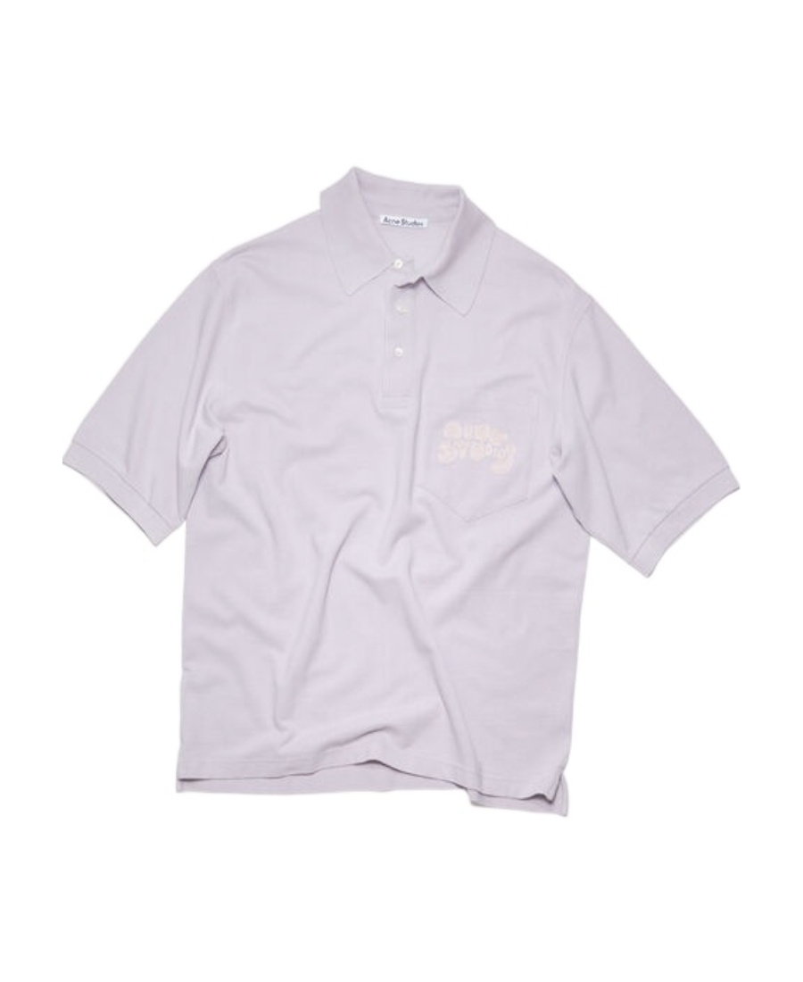 ACNE STUDIOS DROP SHOULDER POLO SHIRT