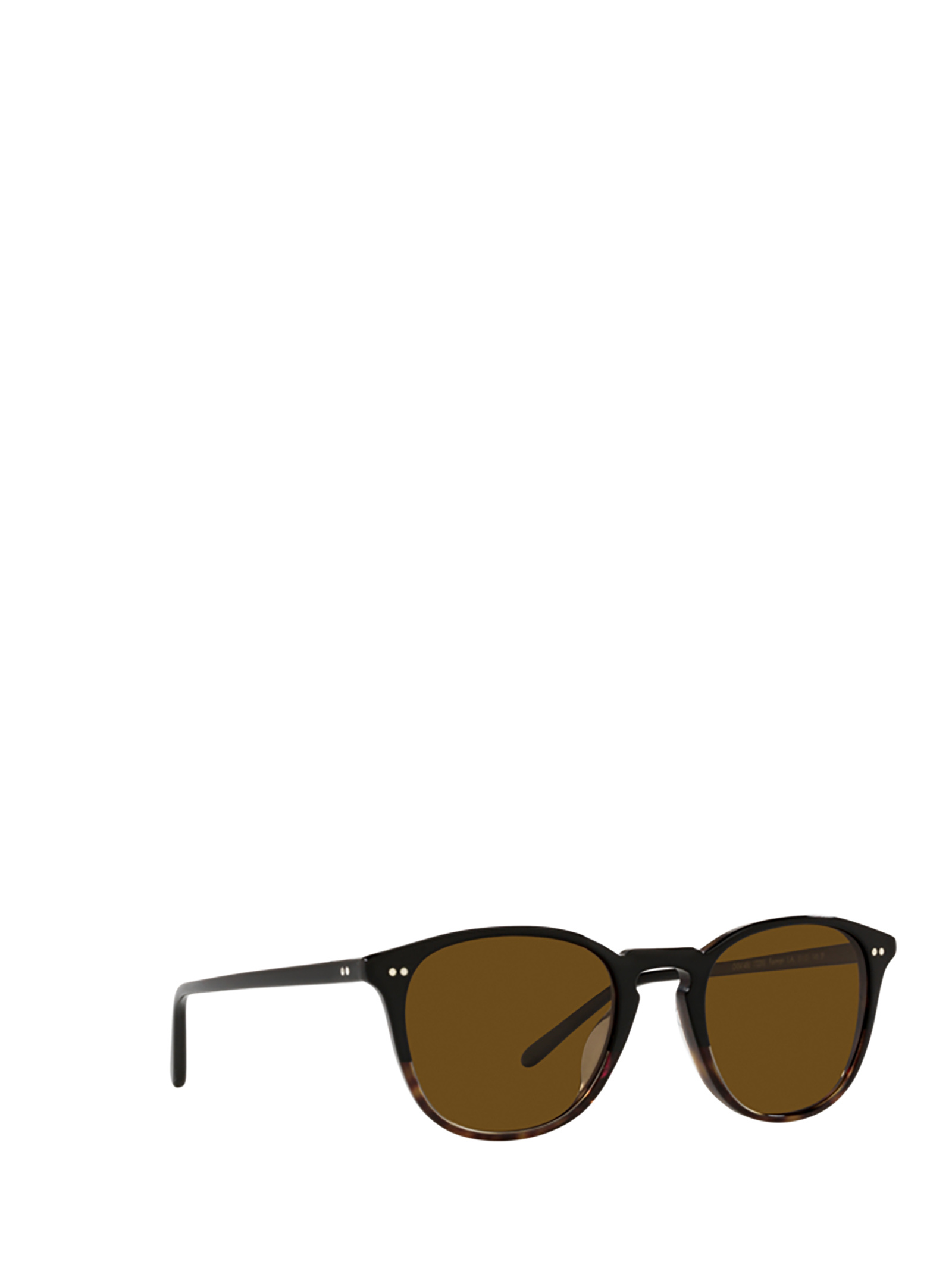 Oliver Peoples Forman L.a. Round-frame Sunglasses In Brown