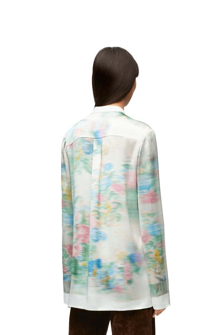 LOEWE SHIRT IN VISCOSE AND SILK
