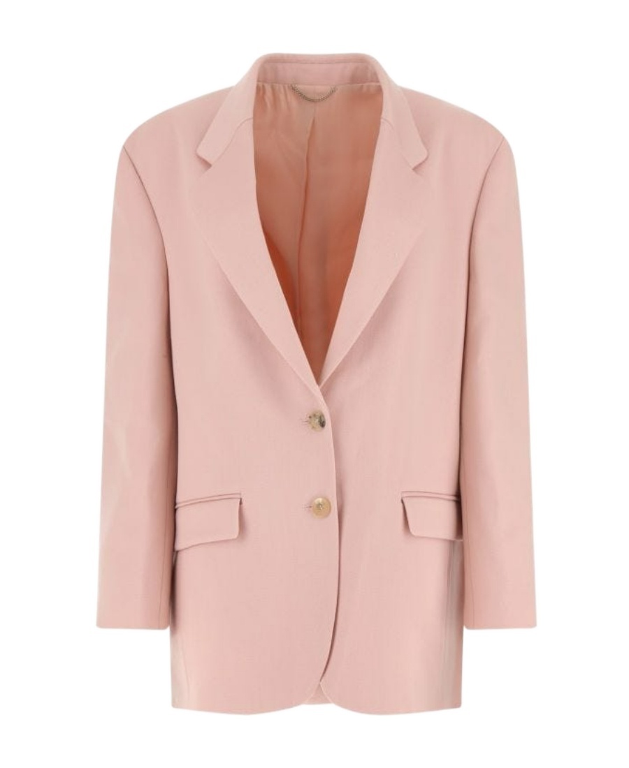 Magda Butrym Single-breasted Suit Jacket In Pink