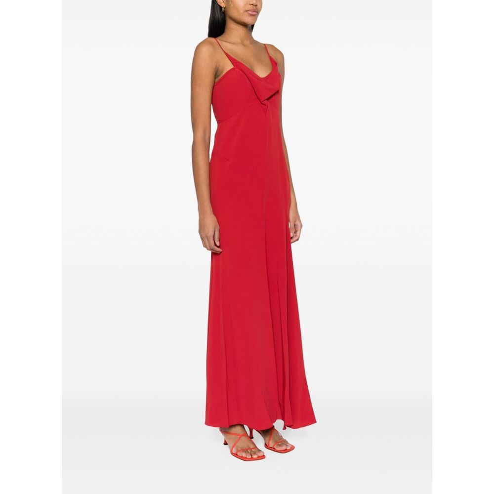 Isabel Marant Long Suspender Dress In Red
