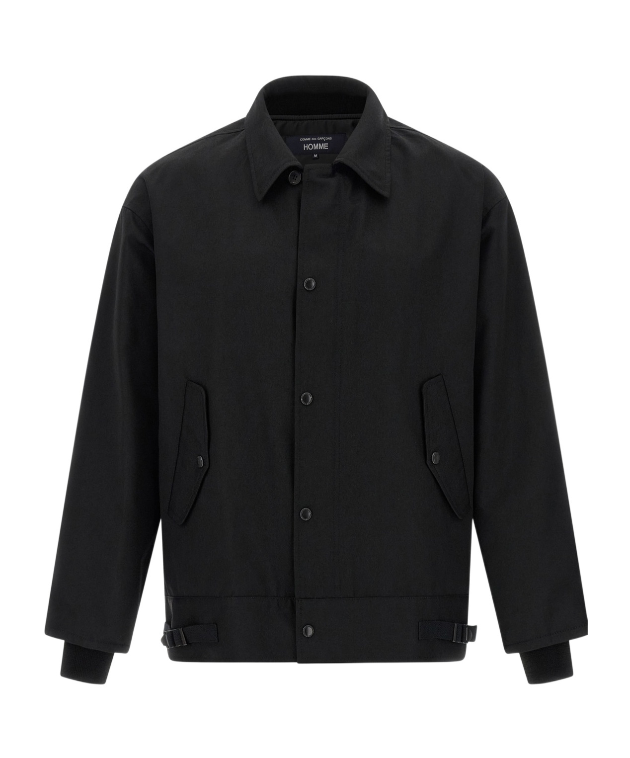 Comme Des Garçons Long Sleeve Casual Jacket In Black