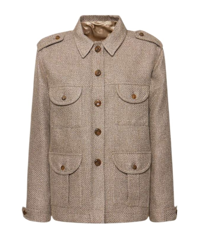 Shop Blazé Milano Single-breasted Casual Jacket