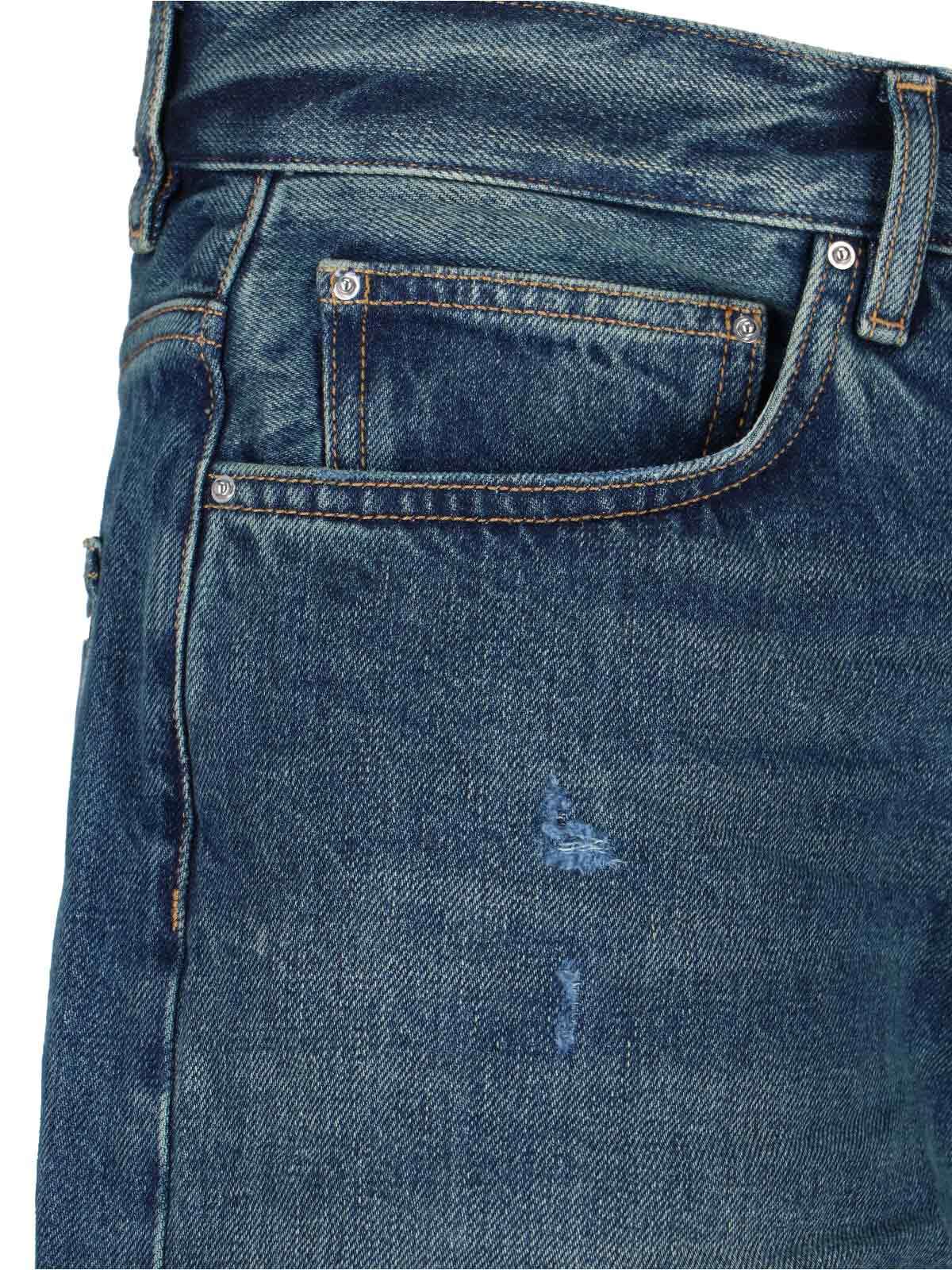 Amiri Jeans With Belt Loops In Blue