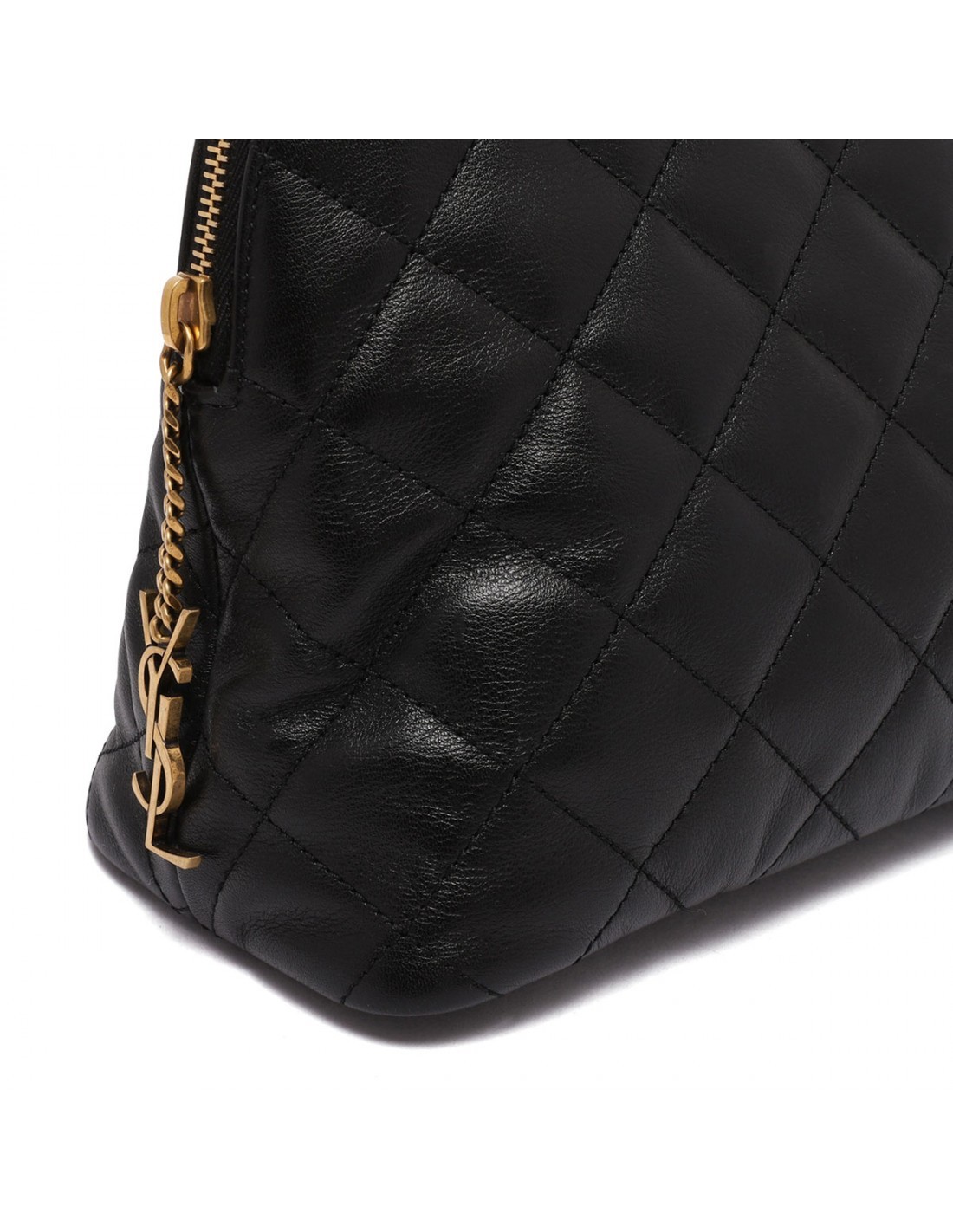 Saint Laurent Zipper Clutch In Black