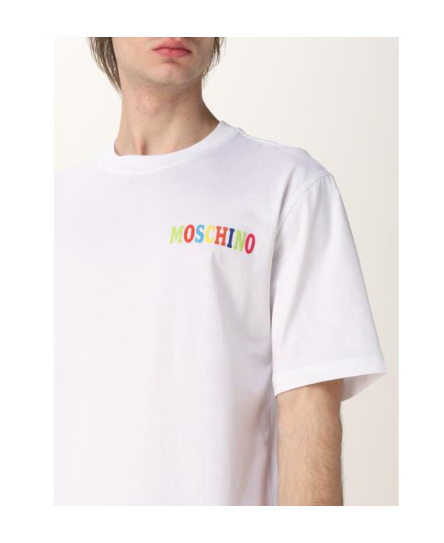 MOSCHINO LOGO PRINTED SHORT-SLEEVED T-SHIRT