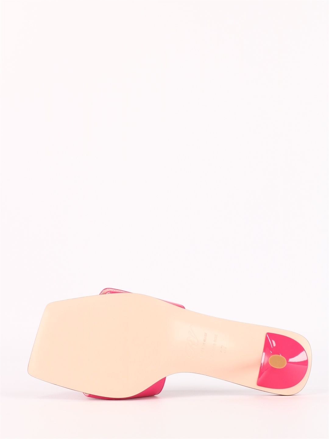 Roger Vivier Woman Sandals Fuchsia Size 5.5 Leather In Pink