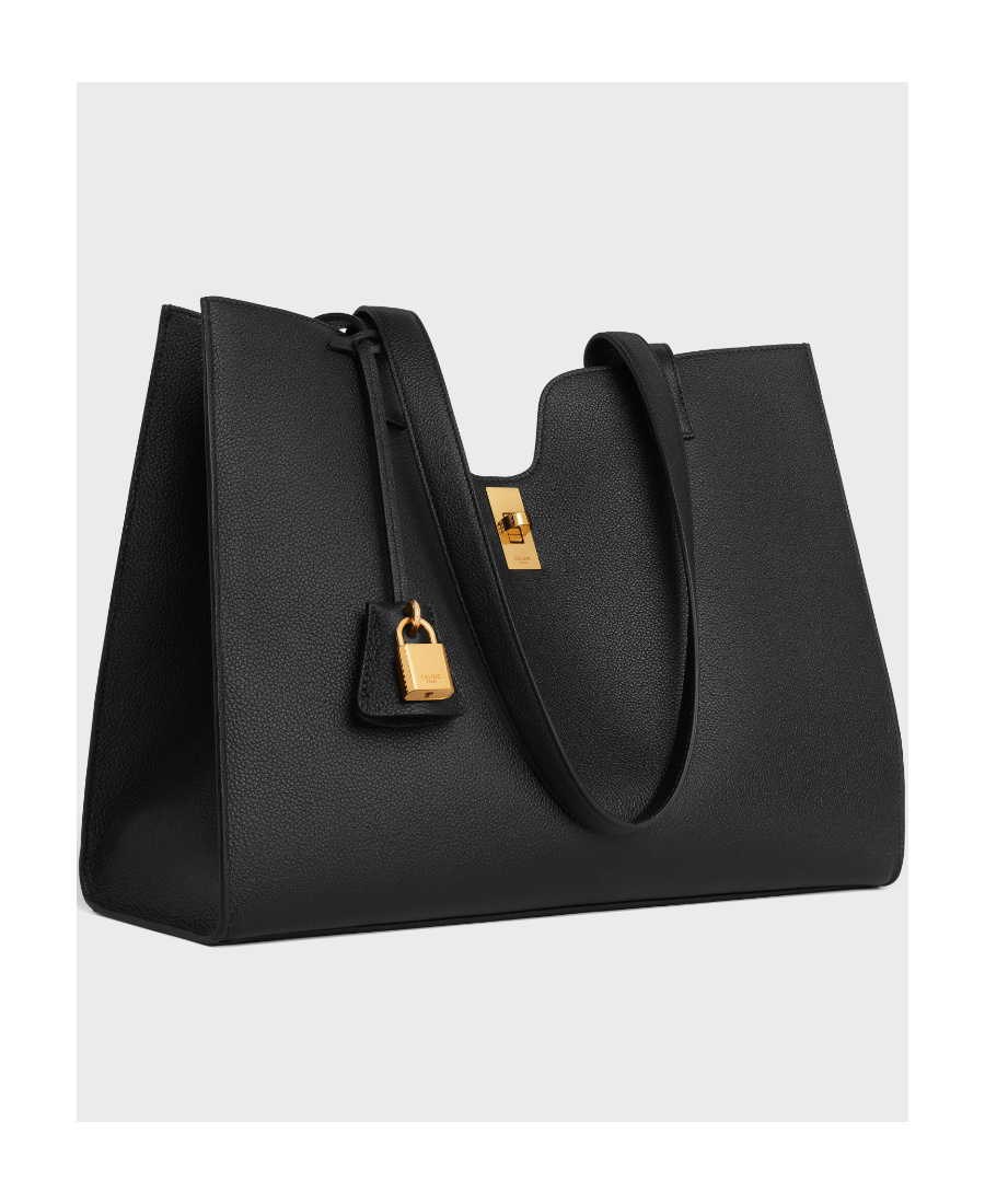 Celine Cabas 16 Soft Tote Bag In Black