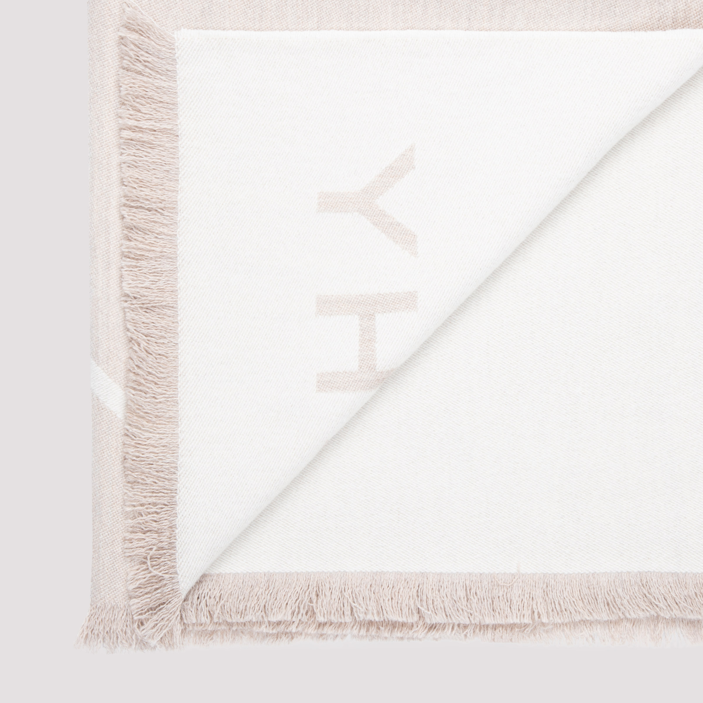 Givenchy Logo-jacquard Wool Scarf In White