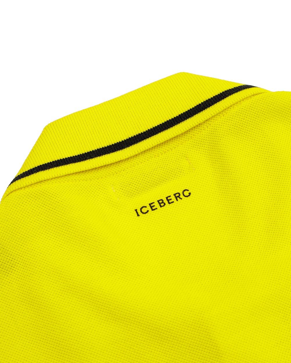 Iceberg Printed Pattern Polo Shirt In Yellow