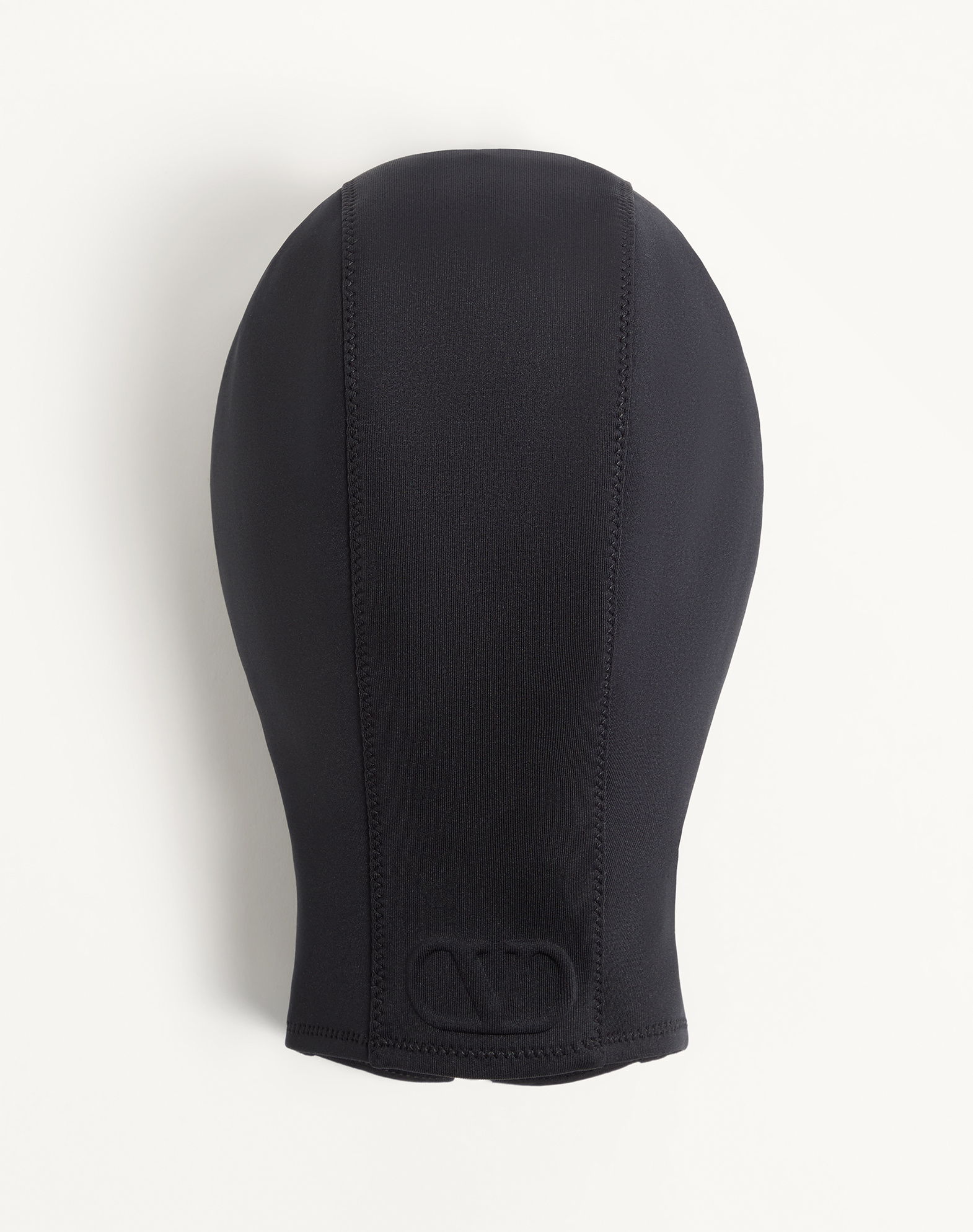 Valentino Vlogo Signature Knit Hoodie With Zip In Brown